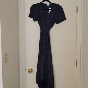 NWT NAVY BLUE GAP WRAP DRESS 👗